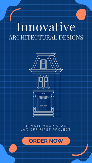 Affordable Architectural Designs and Services Instagram Video Story Modelo de Design