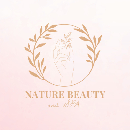 Specialized Manicure Services and Nail Beauty Offer Logo Design Template
