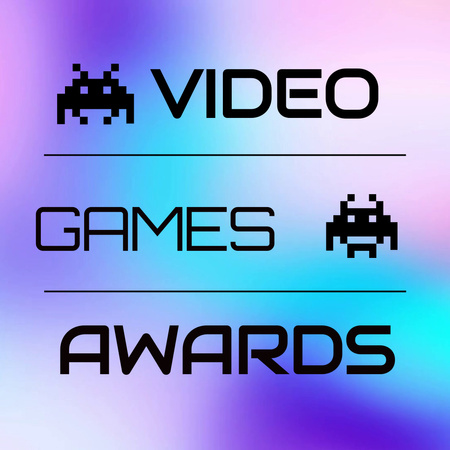 Video Games Awards Animated Post Design Template