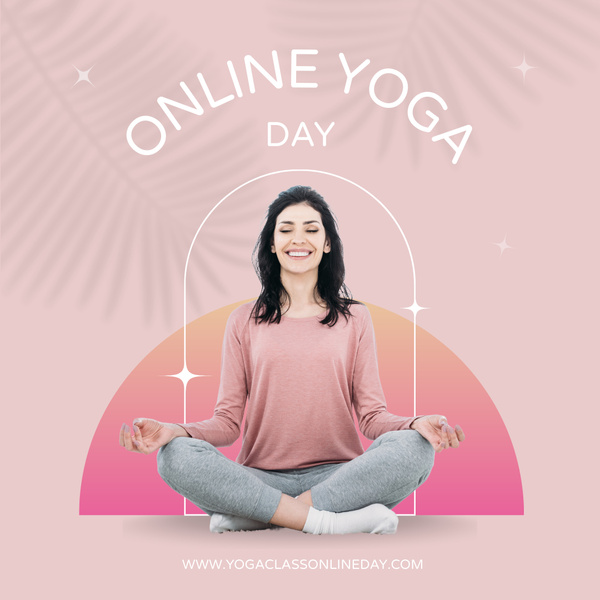 Online Yoga Day Ad