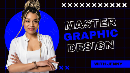 Modèle de visuel Master Graphic Design - Youtube Thumbnail