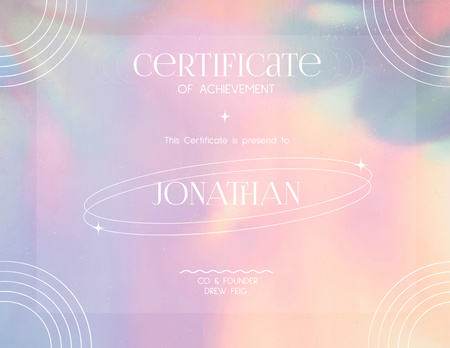 Certificate Certificate – шаблон для дизайну