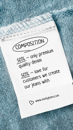 Platilla de diseño Discount Offer on Denim Clothes Instagram Story