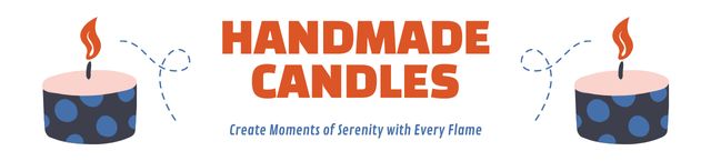 Offer of Handmade Fragrant Burning Candles Ebay Store Billboard Design Template