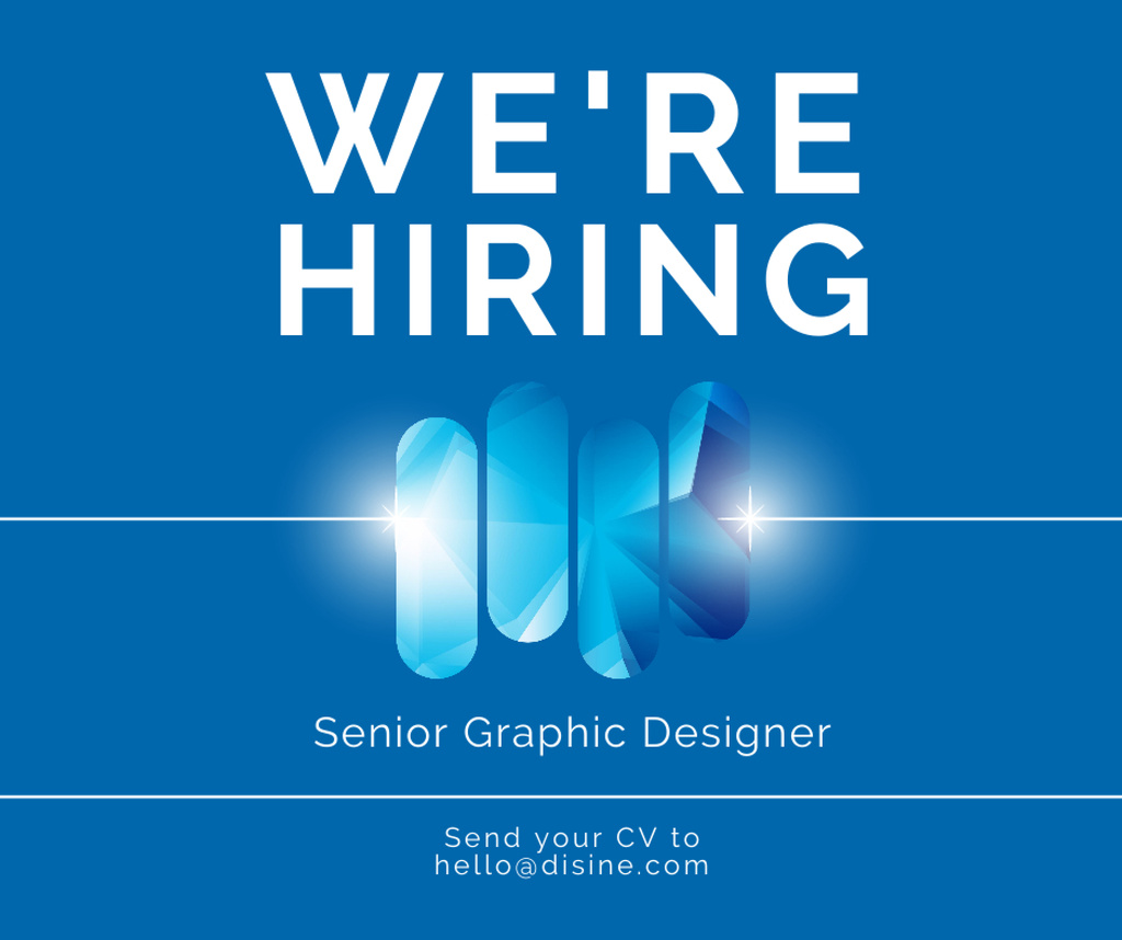 Graphic Designer Vacancy Ads Facebookデザインテンプレート