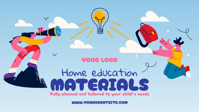 Home Education Ad Full HD video Πρότυπο σχεδίασης