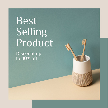 Eco Toothbrushes Discount Offer Instagramデザインテンプレート