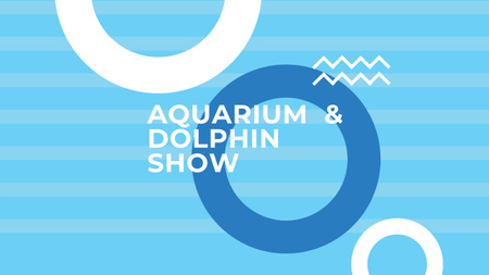 Aquarium & Dolphin show Youtube tervezősablon