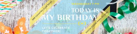 Template di design Birthday party in South Ozone park Twitter