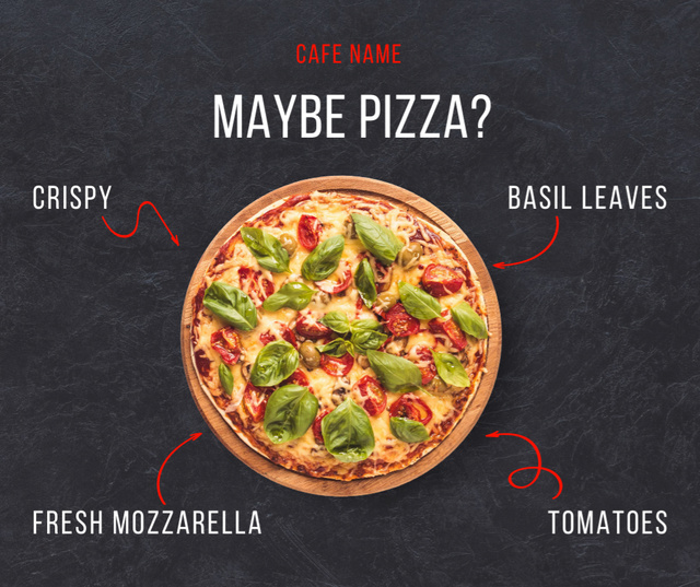 Template di design Tasty Pizza Offer Facebook