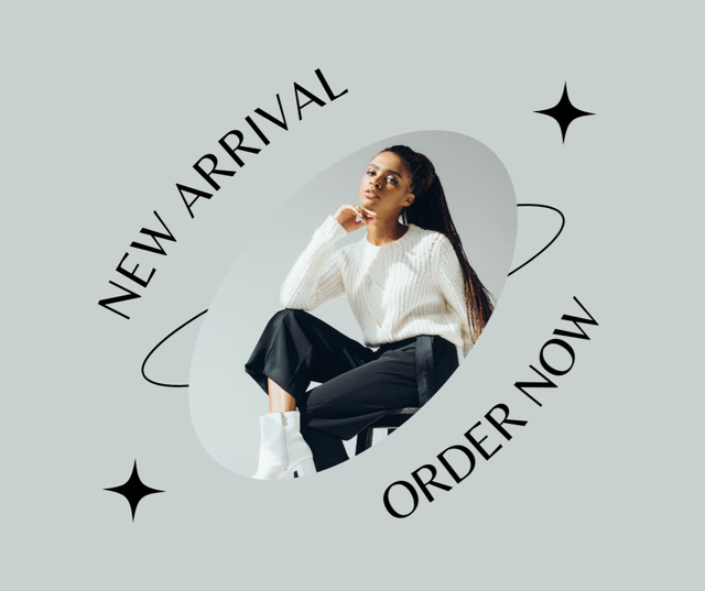 Discount on New Arrival Fashion Collection Facebook tervezősablon