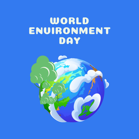 World Environment Day Celebrate Announcement Instagram Design Template