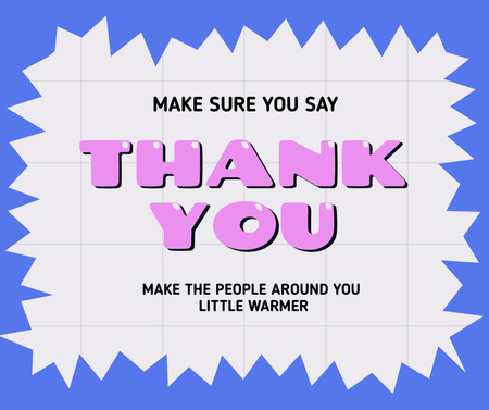 Cute Thankful Phrase Facebook – шаблон для дизайну