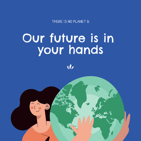 Modèle de visuel Planet Care Awareness - Instagram