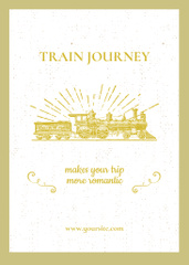 Wisdom About Train Journey With Illustration