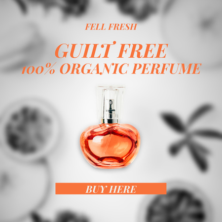 Organic Fragrance Ad Instagram tervezősablon