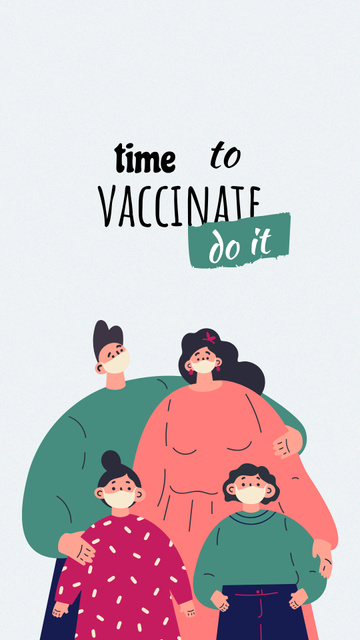 Vaccination Announcement with Doctors in Superhero's Cloaks Instagram Story – шаблон для дизайну