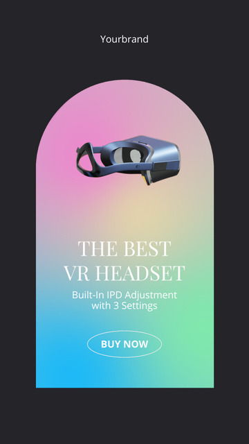 Designvorlage Varied Range of VR Headsets für TikTok Video