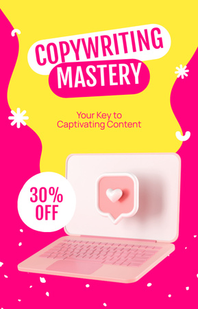 Copywriting Mastery szolgáltatás kedvezményes áron IGTV Cover tervezősablon