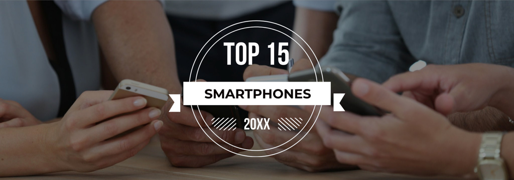 Smartphones Review and People Using Phones Tumblrデザインテンプレート