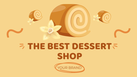 Platilla de diseño Shop of the Best Desserts Youtube Thumbnail