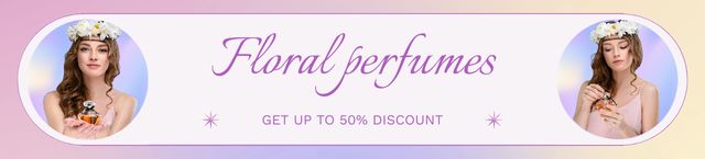 Floral Perfumes Ad Ebay Store Billboard Design Template