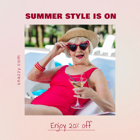 Summer Sale Instagram – шаблон для дизайну