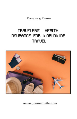 Szablon projektu Travel Insurance Offer Flyer 5.5x8.5in