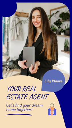 Personal Real Estate Agent Service Offer Instagram Video Story Design Template
