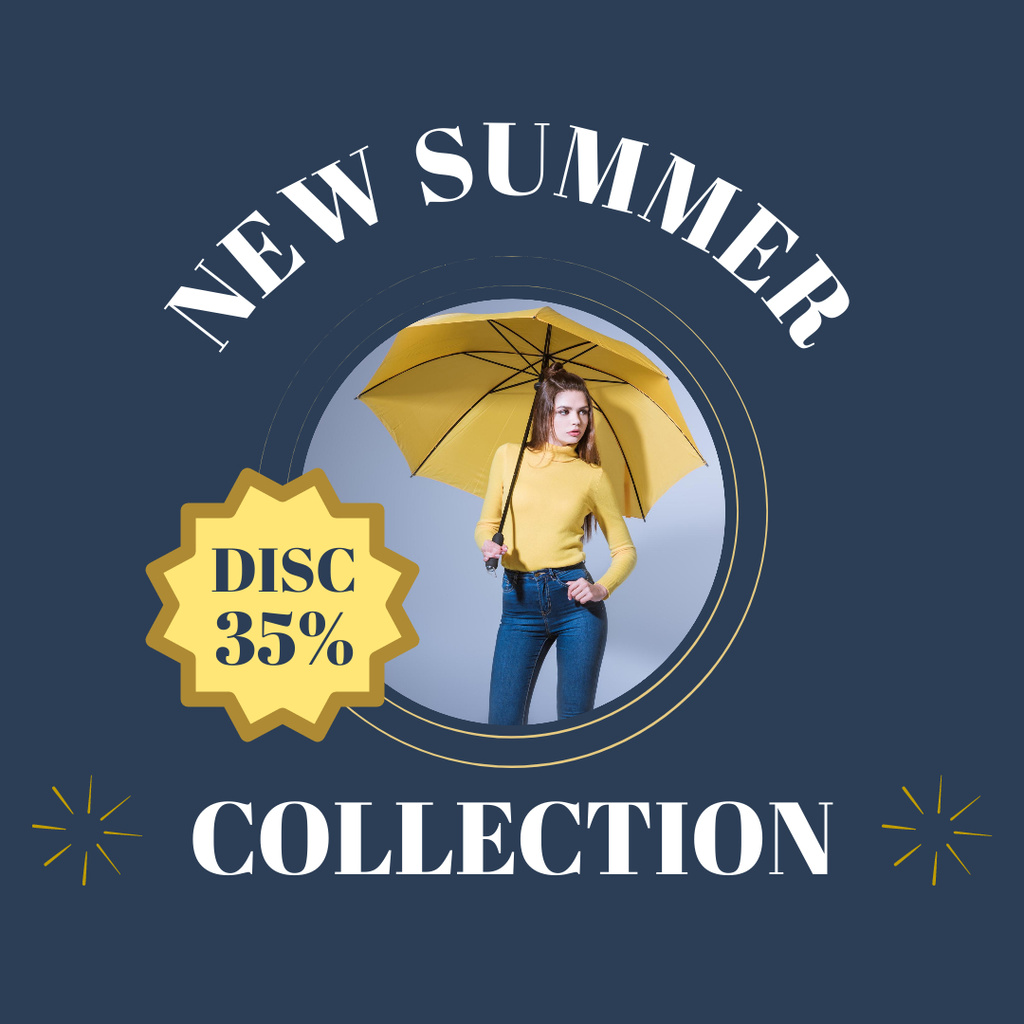 Ontwerpsjabloon van Instagram van Unprecedented Summer Sale Of Outfits Ad