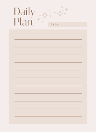 Designvorlage Timetable and to Do List by Hours für Notepad 4x5.5in
