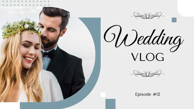 Template di design Wedding Agency Ad with Loving Couple Youtube Thumbnail