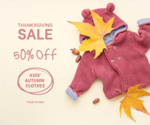 Kids' Clothes Sale on Thanksgiving