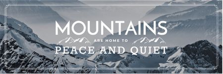 Szablon projektu Mountain hiking travel Email header