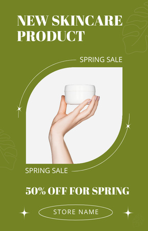 Designvorlage Spring Sale Natural Skin Care für IGTV Cover