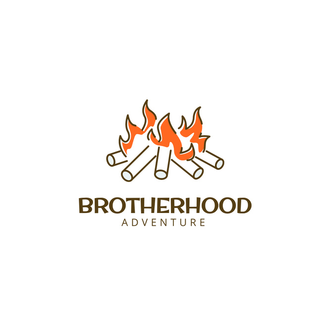 Ontwerpsjabloon van Logo van brotherhood adventure,travel agency logo