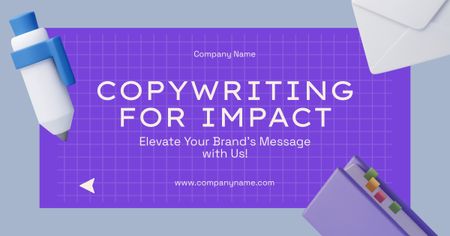 Professional Copywriting For Brands Offer Facebook AD Design Template