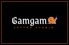 Illustrated Snail And Tattoo Studio Service Offer
