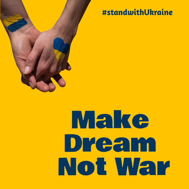 Political Understanding of the Conflict in Ukraine Instagram Πρότυπο σχεδίασης
