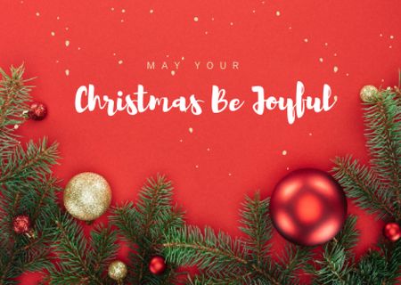 Designvorlage Cute Christmas Holiday Greeting für Card