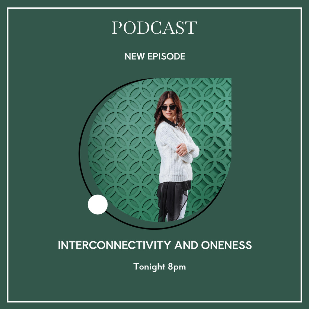 Template di design Communication Tips Podcast Green Instagram