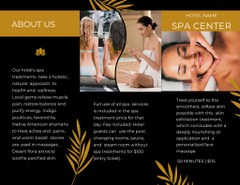 Spa Services Offer with Beautiful Woman