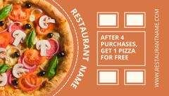 Discount on Pizza on Beige Layout