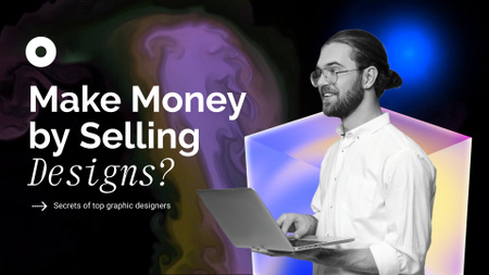 Money Making Guide Through Design YouTube intro Modelo de Design