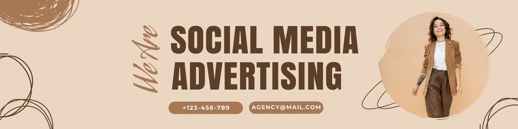Offer of Social Media Advertising LinkedIn Cover Tasarım Şablonu