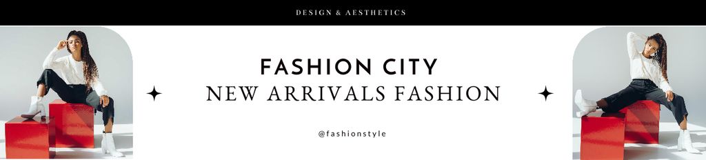 Modèle de visuel New Fashion arrivals - Ebay Store Billboard