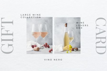 Wine Tasting Announcement Gift Certificate – шаблон для дизайну