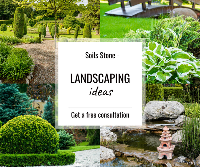 Landscaping Services Offer Facebook tervezősablon