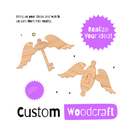 Imaginative Decor From Wood Offer Animated Post Design Template
