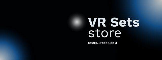 Ontwerpsjabloon van Facebook Video cover van VR Gear Sale Offer